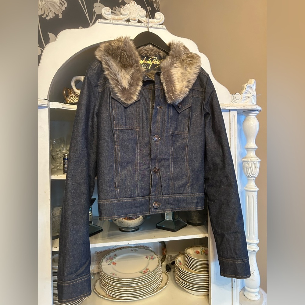 Joshua Perez Fur Linerx Jean Jacket